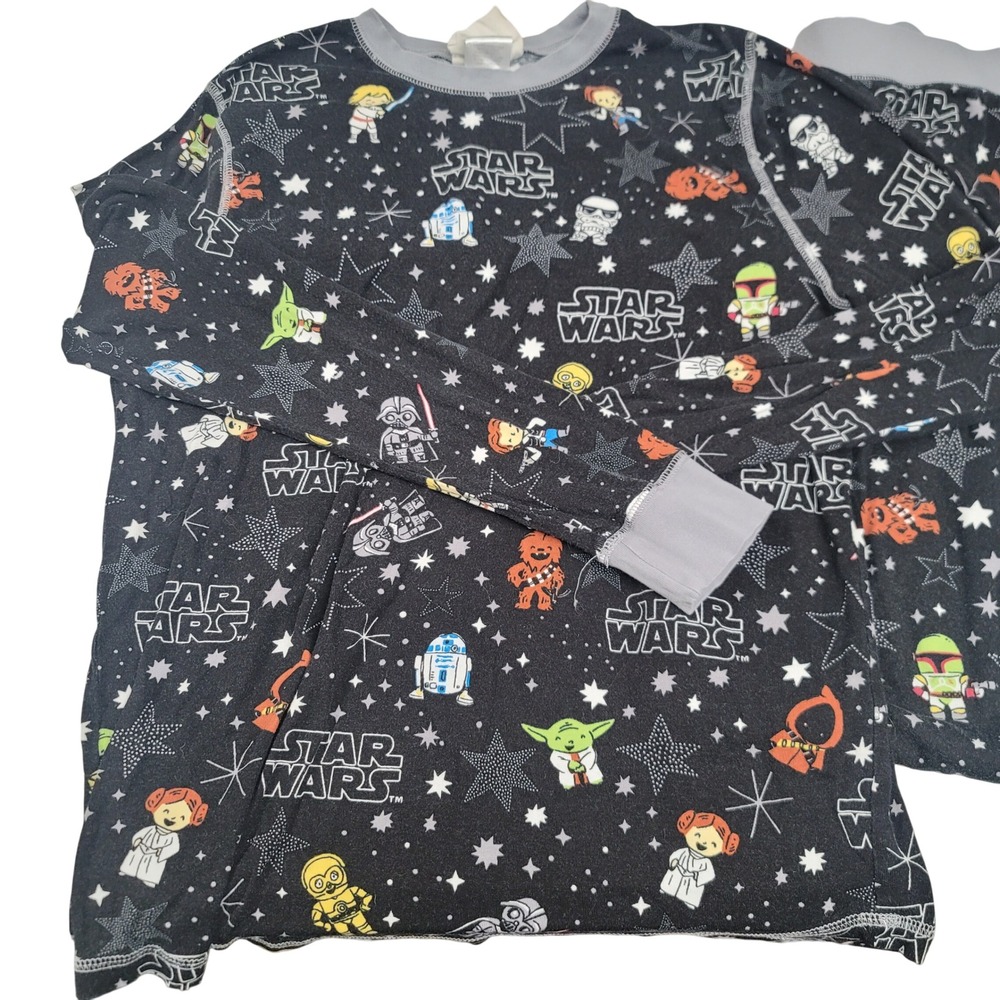 Star Wars Pajamas Mens Size M Long Sleeve Top Pants Sleepwear Munki Munki‎